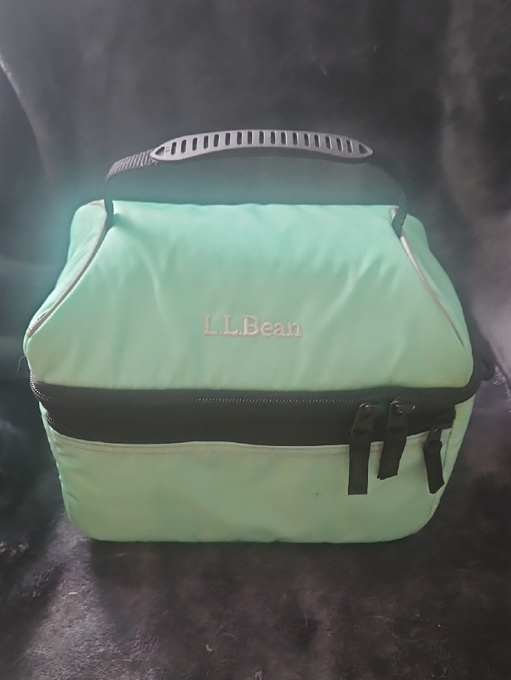 L.L.Bean Mint Green Insulated Lunch Tote